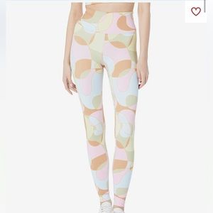 Beach Riot Piper High Rise 70s Psychedelic Legging Waikiki Wave Size Medium
